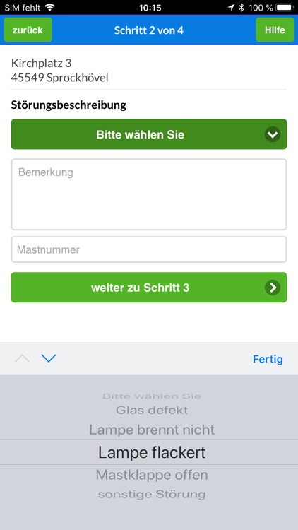 Störungsmelder Sprockhövel screenshot-3