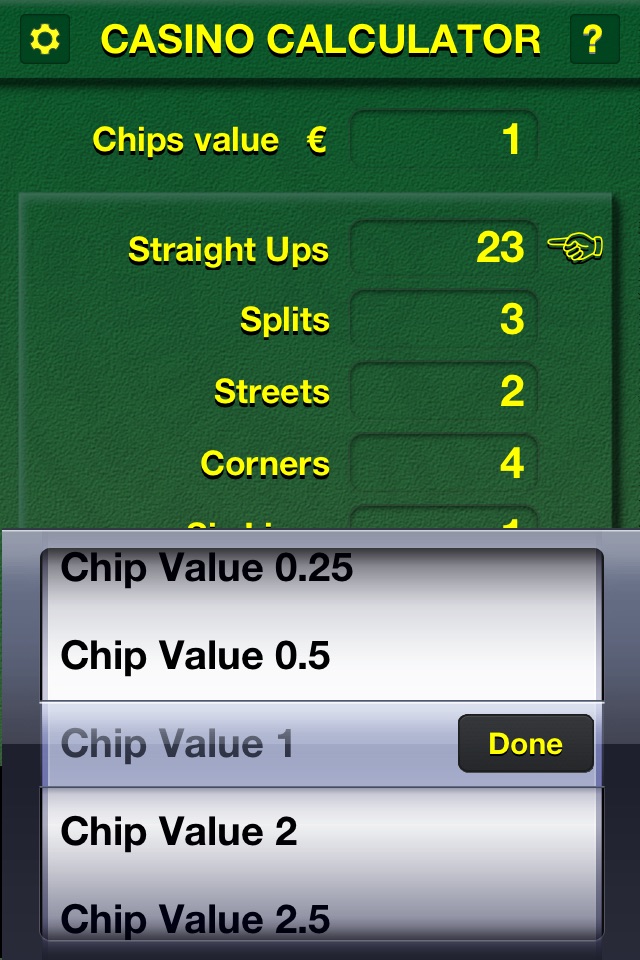Casino Calculator screenshot 2