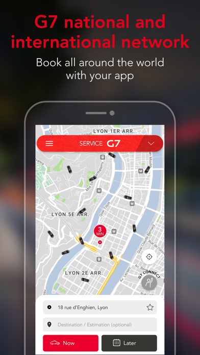 G7 Abonné - Commande de taxi screenshot 3