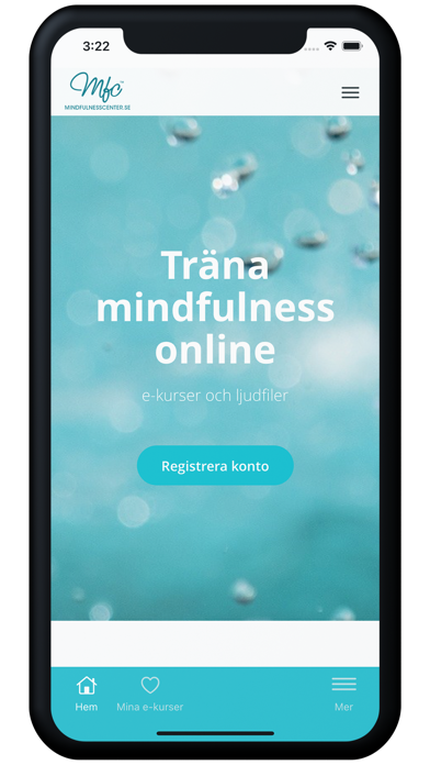 Mindfulnesscenter appen screenshot 3
