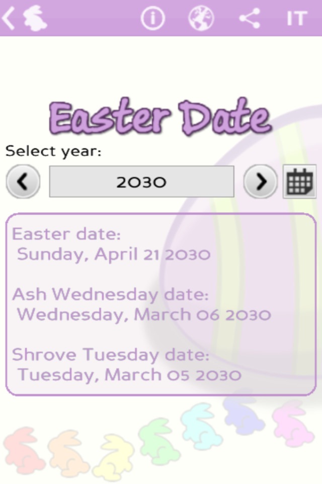 Easter Date Easy screenshot 2