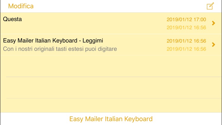 Easy Mailer Italian Keyboard screenshot-3