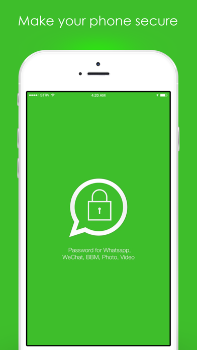 Password for WhatApp message photo, video Screenshot 1