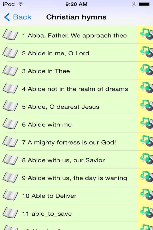 Worship and Praise Lyrics screenshot 2