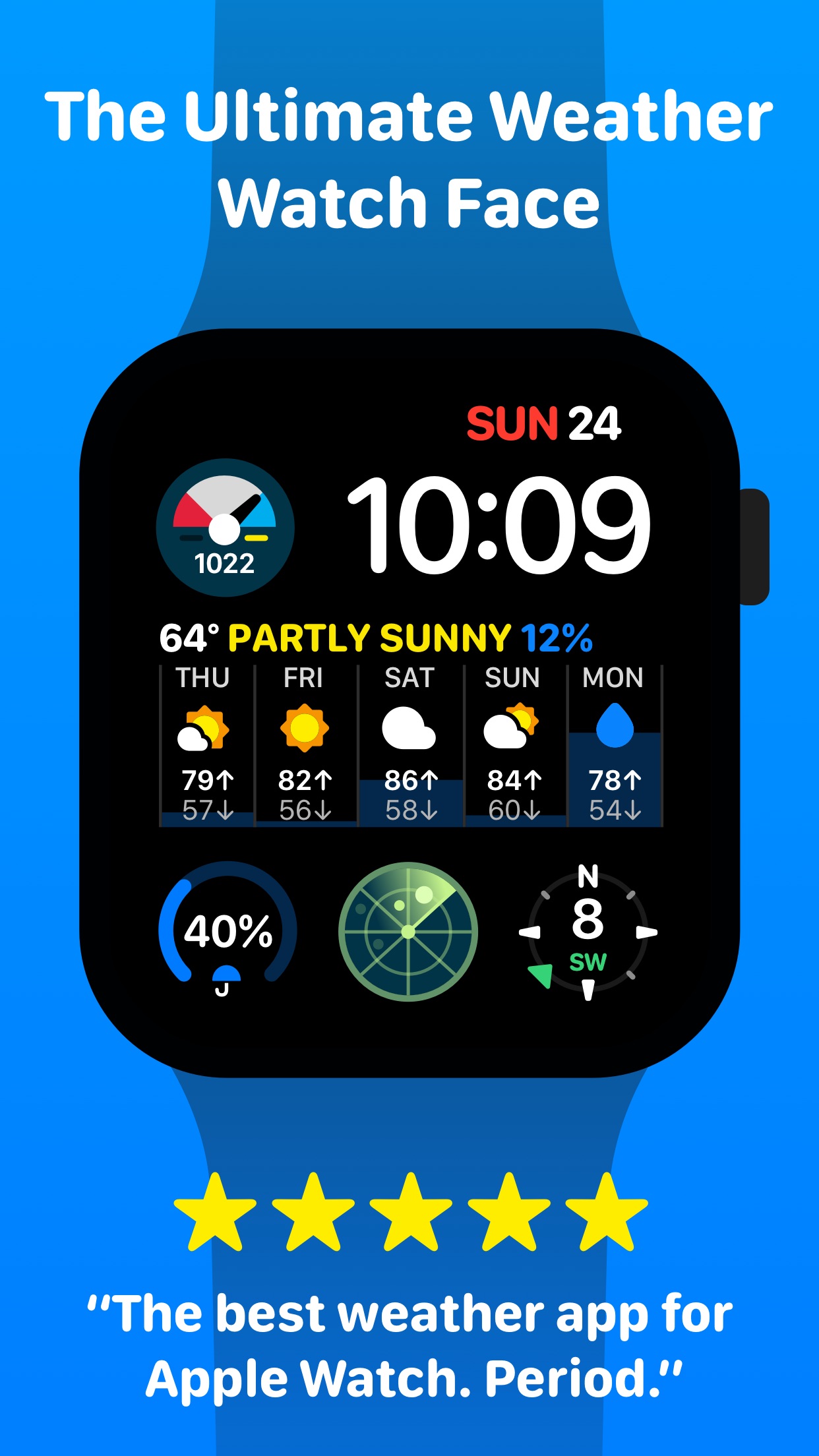 Screenshot do app CARROT Weather: Alerts & Radar