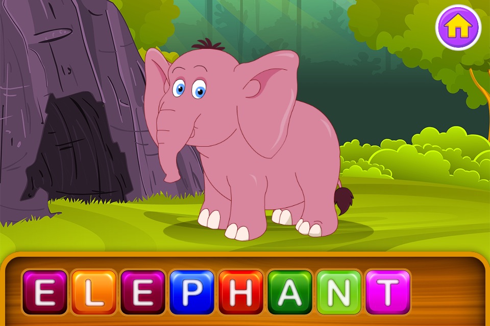 English Learn Spelling-Animals screenshot 2