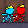 Icon Red and Blue Stickman 2