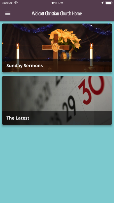 Wolcott Christian Church screenshot 2