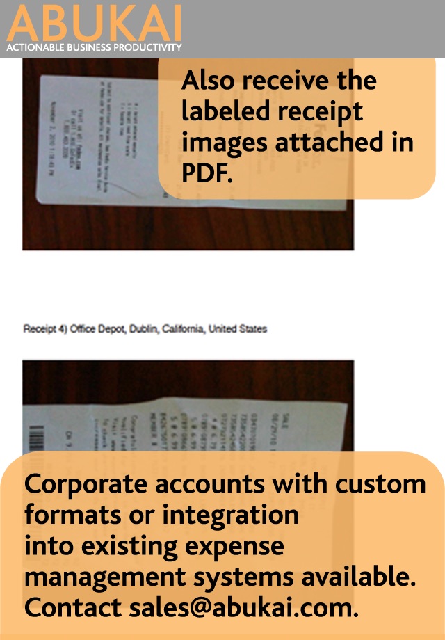 ABUKAI Expense Reports Receipt screenshot 4