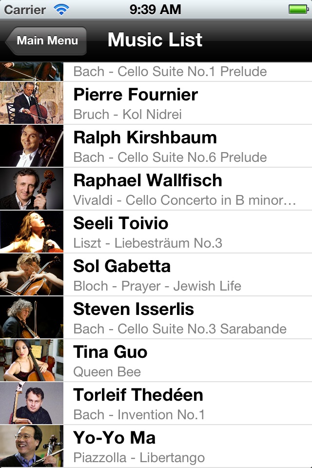 The Great Cellists screenshot 4