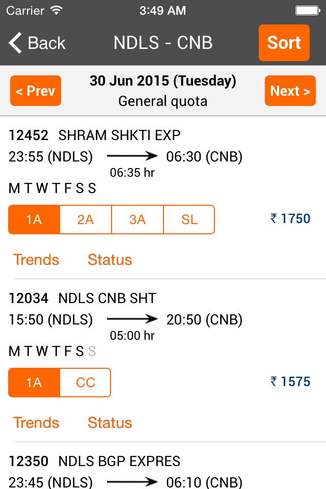 Train Booking, PNR - Trainman screenshot 3