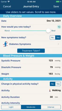 Game screenshot Diabetes Health Manager hack
