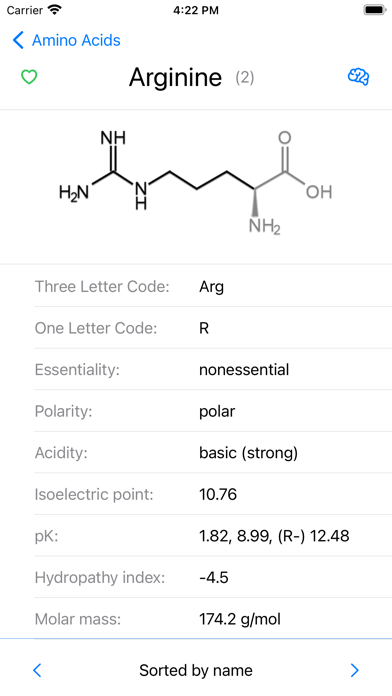 iAmino - learning amino acids Screenshot 3
