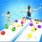 Balloon Pop Racing a new Jump and Balloon blast game with Beautiful Girls and with the race 