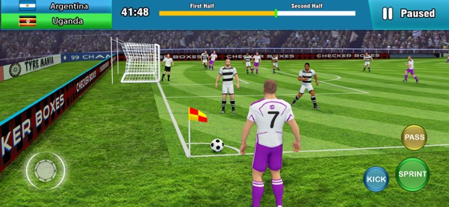 本物のサッカーの試合 をapp Storeで