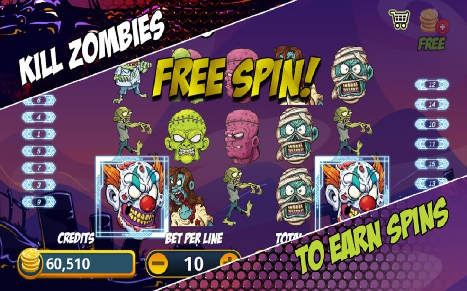 Zombie Skill Slotz screenshot 2