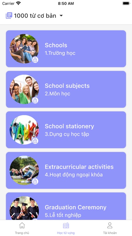 Munvoca: Học từ vựng tiếng Anh