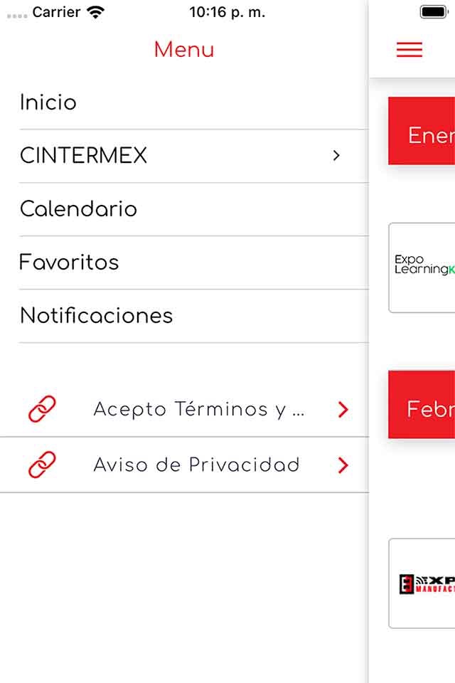 Eventos en Cintermex screenshot 2