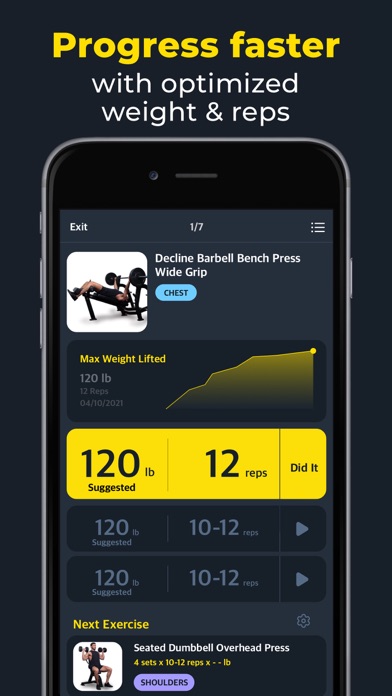 Gym Workout Planner & Tracker screenshot 3