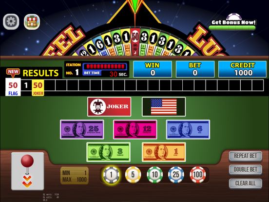 Las Vegas Slot Machine Wheel screenshot 2