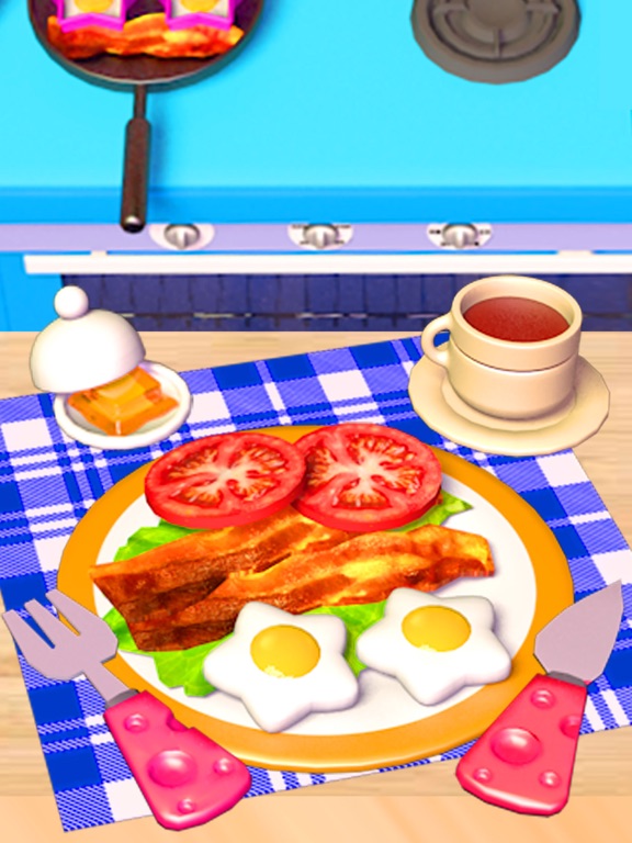 Food Games: Cook Breakfast 3D screenshot 3