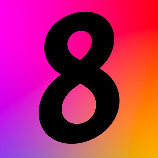 Gradient Magic 8 Ball