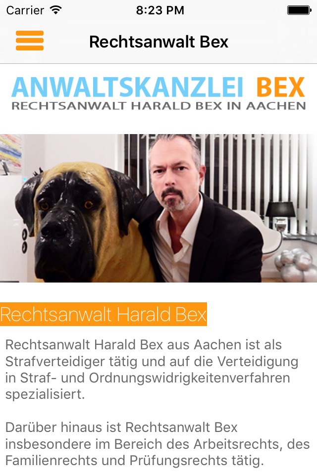 Rechtsanwalt Bex screenshot 3