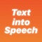 Icon Text into Speech