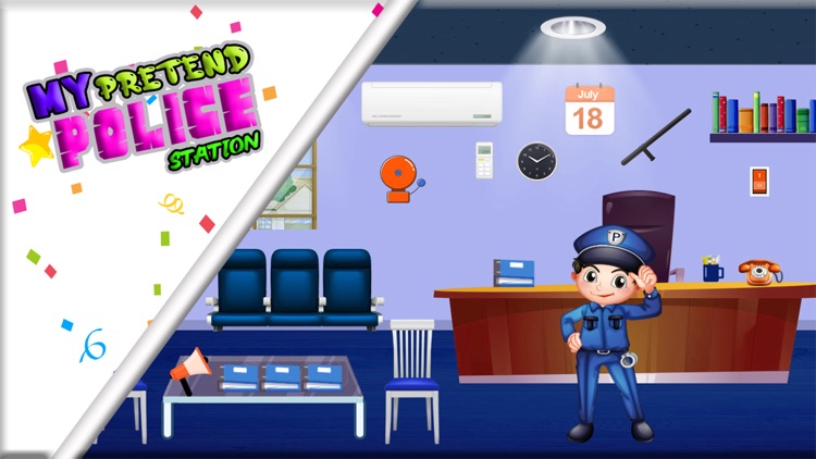 Pretend Police station Game screenshot-3