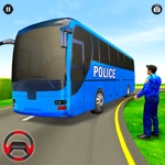 道路警察バス運転オフ - 異常気象条件でのプロトコルと交通警官