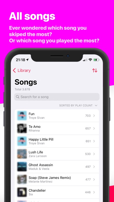 Song Infos - your music stats