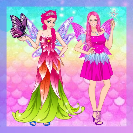 Magic Fairy Butterfly Dress up Icon