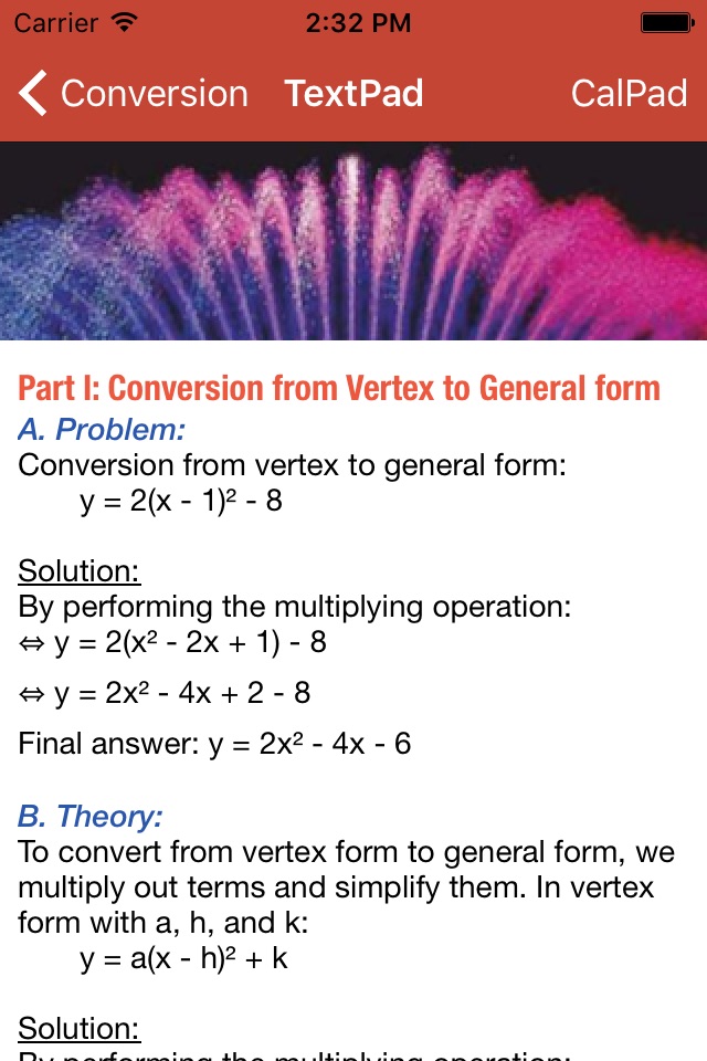 My Quadratic screenshot 2