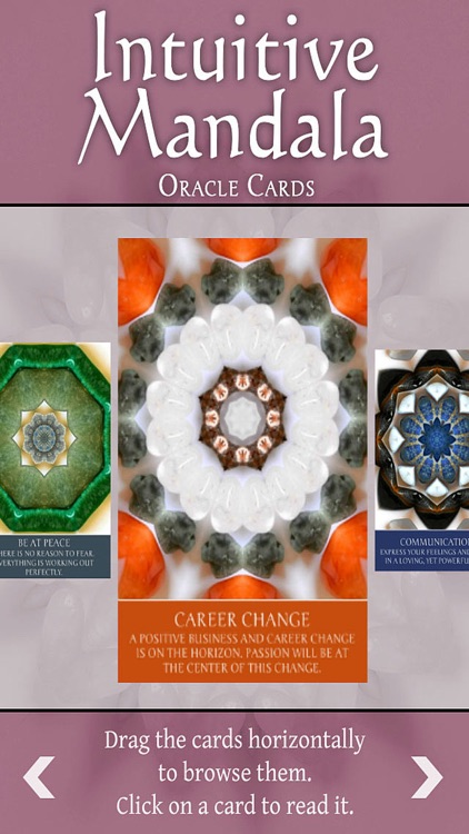 Intuitive Mandala Oracle Cards screenshot-3