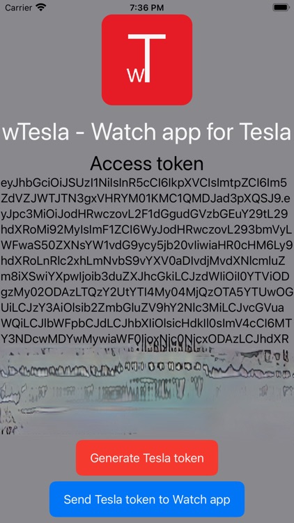 wTesla - Watch app for Tesla