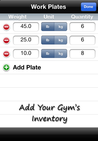 Gym Coach - Barbell Plate Loading Calculator screenshot 4