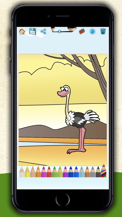 Animals coloring book – paint drawings screenshot 3