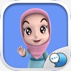 Nada1 Muslim hijab Eng Stickers By ChatStick