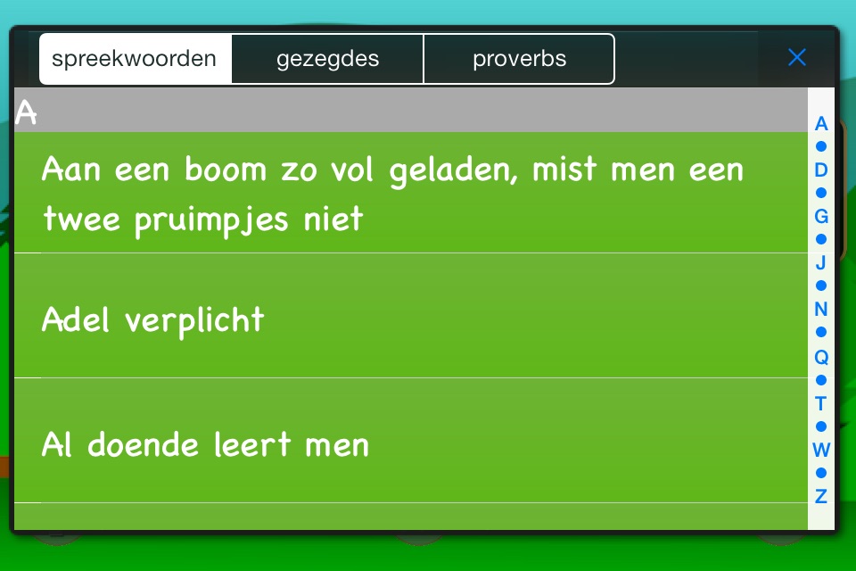 Guess Proverbs (Dutch,English) screenshot 4