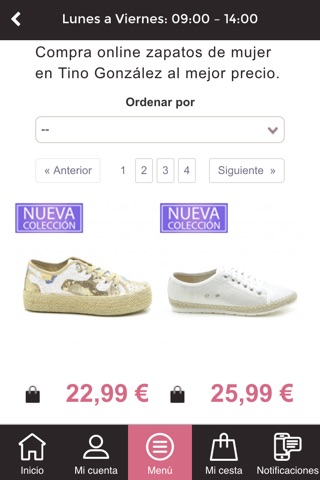 Tino González – shop & shoes screenshot 2