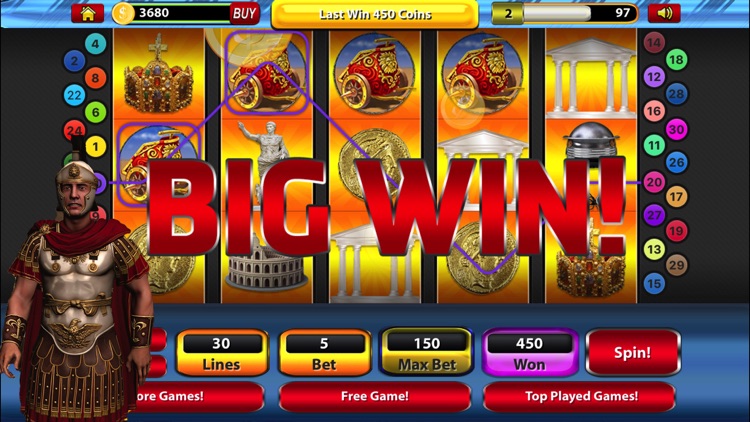 Roman Battle Slot Machine Jackpot Casino Games