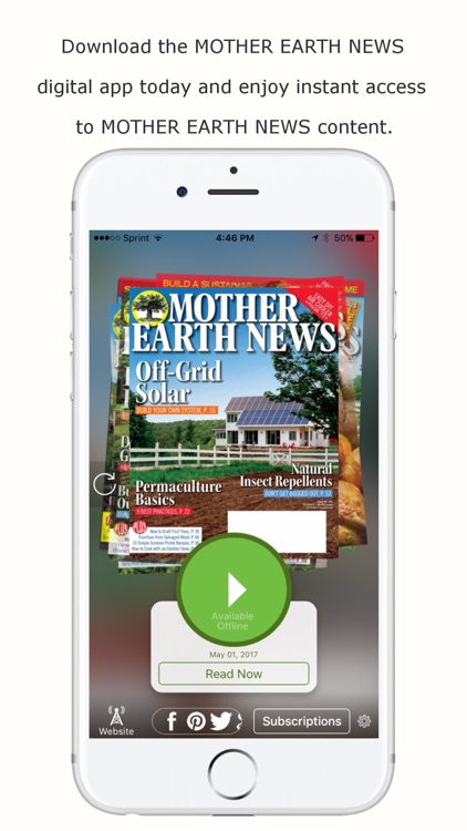 Mother Earth News Magazine