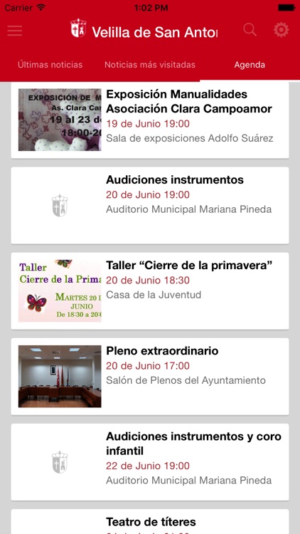 App Ayuntamiento de Velilla de San Antonio