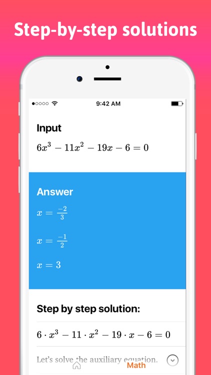 ScanMath - Math Homework Answers And Camera Solver