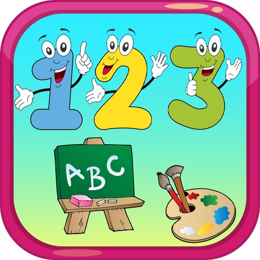 a-z coloring book & adults memory icon