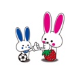 Daily of Rabbit Mother and Her Son Sticker