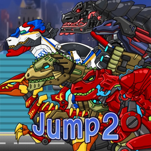 Dino robot Jump2 iOS App