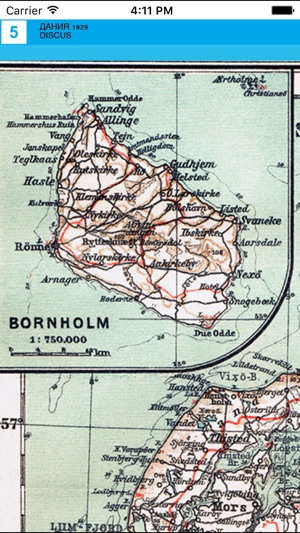 Denmark (1929). Historical map.(圖5)-速報App