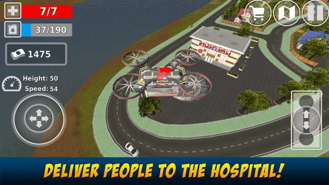 Ambulance Quadcopter Rescue Flight 3D(圖2)-速報App