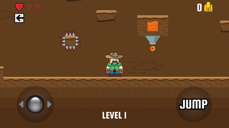 Cowboy Gold Round-Up Platformer Game